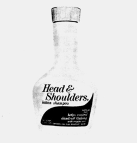 Head & Shoulders lotion shampoo Logo (IGE, 05/29/1989)