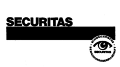 SECURITAS SCHWEIZERISCHE BEWACHUNGSGESELLSCHAFT Logo (IGE, 10/26/1977)