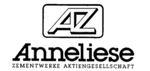 AZ Anneliese ZEMENTWERKE AKTIENGESELLSCHAFT Logo (IGE, 10.07.1992)