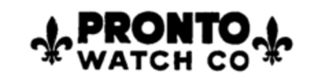 PRONTO WATCH CO Logo (IGE, 10.11.1992)