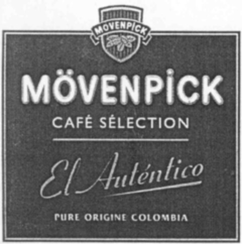 MÖVENPICK CAFÉ SÉLECTION El Auténtico PURE ORIGINE COLOMBIA Logo (IGE, 28.08.2001)