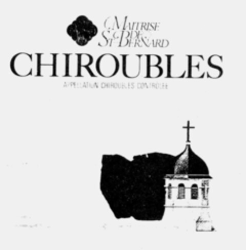 MAITRISE DE ST-BERNARD CHIROUBLES Logo (IGE, 29.01.1991)