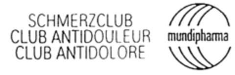 SCHMERZCLUB CLUB ANTIDOULEUR CLUB ANTIDOLORE mundipharma Logo (IGE, 02/11/2003)