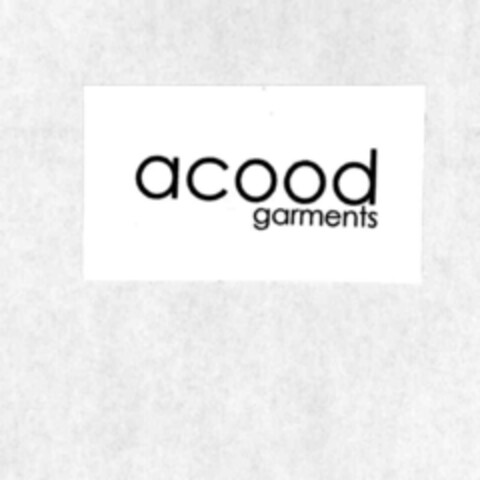acood garments Logo (IGE, 19.04.1999)