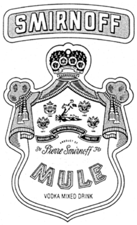 SMIRNOFF MULE Logo (IGE, 09.06.1997)