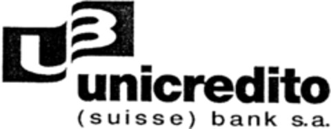 UB unicredito (suisse) bank s.a. Logo (IGE, 11/26/1998)