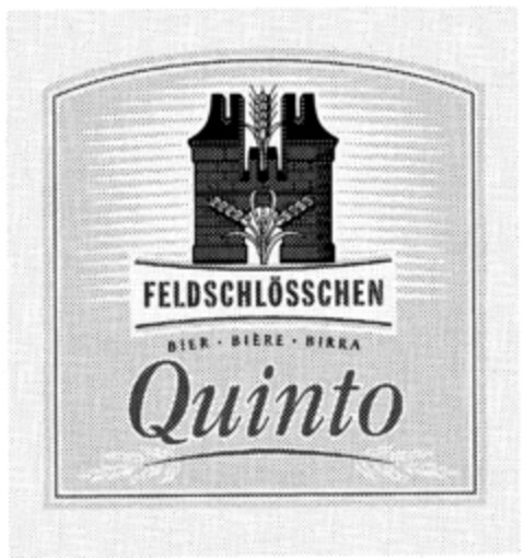 FELDSCHLÖSSCHEN BIER - BIÈRE - BIRRA Quinto Logo (IGE, 08.12.1998)