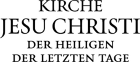 KIRCHE JESU CHRISTI DER HEILIGEN DER LETZTEN TAGE Logo (IGE, 25.09.2020)