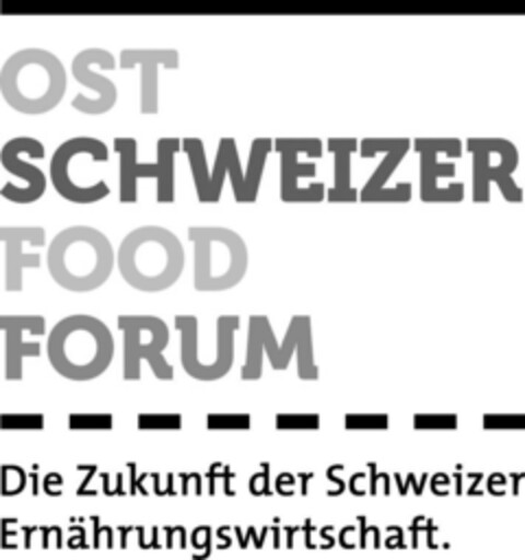 OST SCHWEIZER FOOD FORUM Die Zukunft der Schweizer Ernährungswirtschaft Logo (IGE, 22.01.2016)