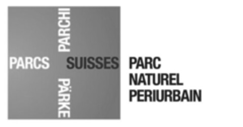 PARCS SUISSES PARCHI PÄRKE PARC NATUREL PERIURBAIN Logo (IGE, 29.11.2010)