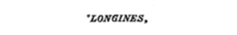 ''LONGINES'' Logo (IGE, 02/06/1976)