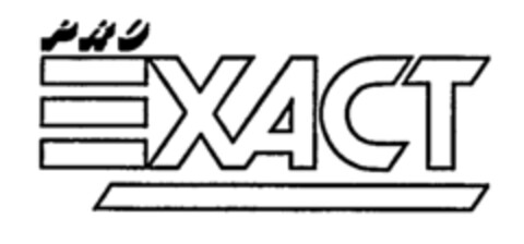 PRO EXACT Logo (IGE, 17.02.1989)