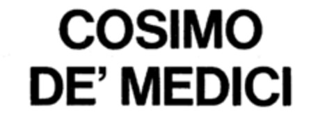 COSIMO DE' MEDICI Logo (IGE, 25.08.1986)