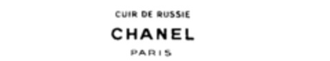 CUIR DE RUSSIE CHANEL PARIS Logo (IGE, 25.10.1991)