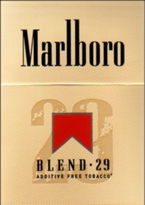 Marlboro BLEND 29 ADDITIVE FREE TOBACCO((fig.)) Logo (IGE, 13.10.2010)