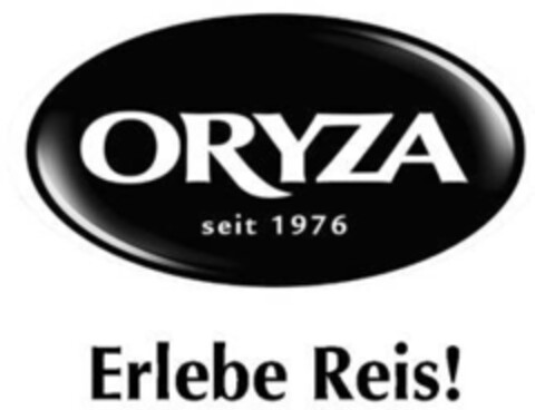 ORYZA seit 1976 Erlebe Reis! Logo (IGE, 02/03/2021)