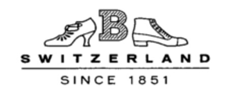 B SWITZERLAND SINCE 1851 Logo (IGE, 20.05.1996)