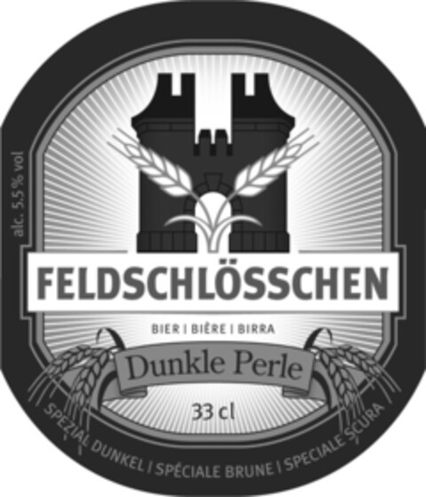 FELDSCHLÖSSCHEN Dunkle Perle((fig.)) Logo (IGE, 28.10.2008)