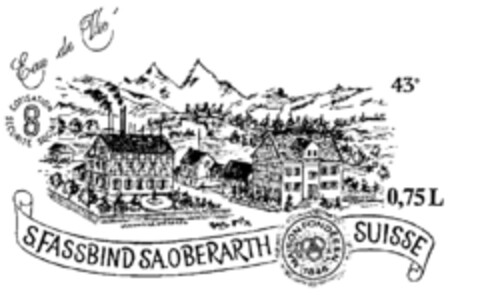 S. FASSBIND SA. OBERARTH SUISSE Logo (IGE, 05.05.1988)
