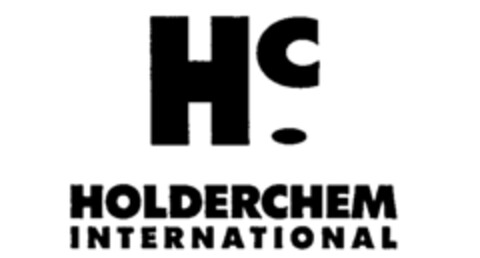 Hc. HOLDERCHEM INTERNATIONAL Logo (IGE, 17.08.1990)