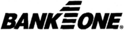 BANK 1ONE Logo (IGE, 10.09.1998)