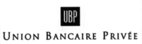 UBP UNION BANCAIRE PRIVÉE Logo (IGE, 23.08.1999)