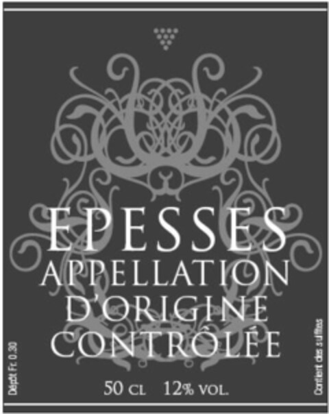 EPESSES APPELLATION D'ORIGINE CONTRÔLÉE((fig.)) Logo (IGE, 10.12.2008)