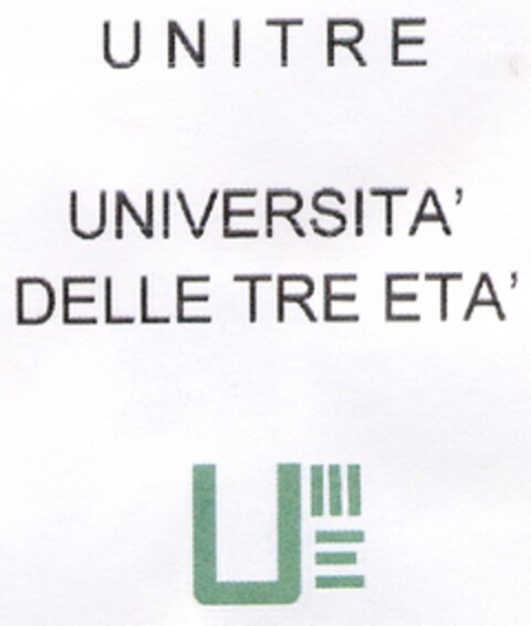 UNITRE UNIVERSITA' DELLE TRE  ETA' UE Logo (IGE, 03/26/2009)