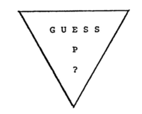 GUESS P ? Logo (IGE, 29.04.1983)
