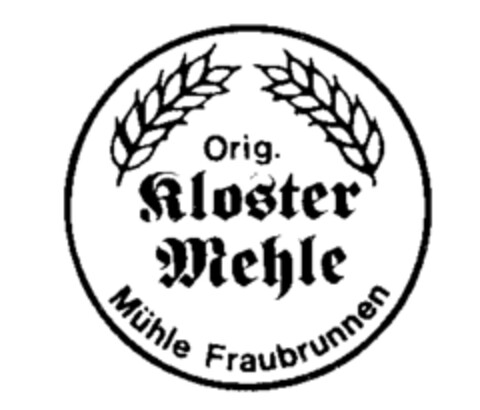 Orig. Kloster Mehle Mühle Fraubrunnen Logo (IGE, 25.03.1993)