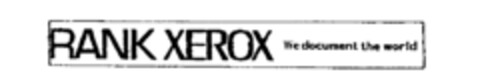 RANK XEROX We document the world Logo (IGE, 16.12.1987)
