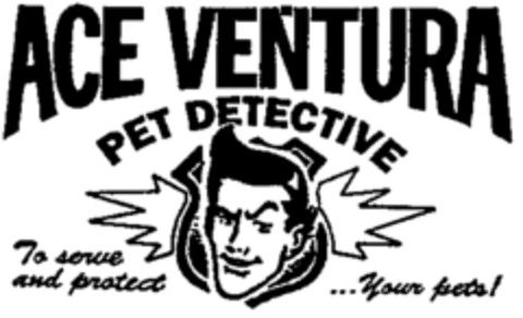 ACE VENTURA PET DETECTIVE Logo (IGE, 15.02.1996)