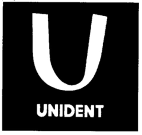 U UNIDENT Logo (IGE, 17.02.1996)