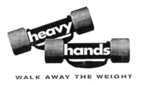 heavy hands WALK AWAY THE WEIGHT Logo (IGE, 12.05.2005)