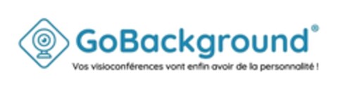 GoBackground Vos visioconférences vont enfin avoir de la personnalité ! Logo (IGE, 28.11.2020)