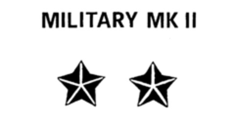 MILITARY MK II Logo (IGE, 19.03.1982)