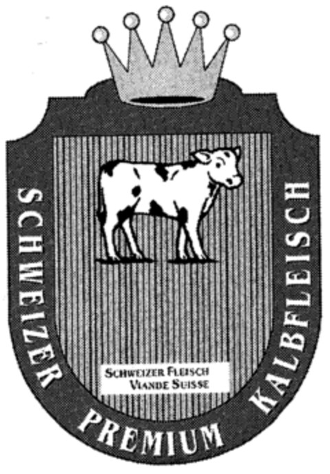 SCHWEIZER PREMIUM KALBFLEISCH Logo (IGE, 25.04.1997)