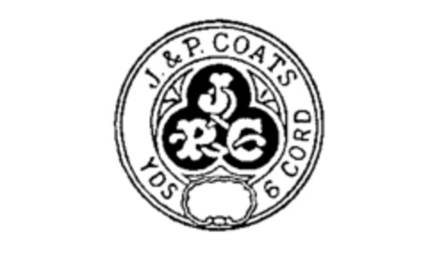 JPC J. & P. COATS YDS 6 CORD Logo (IGE, 08.12.1989)