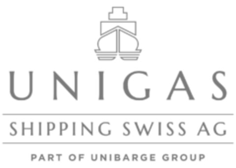 UNIGAS SHIPPING SWISS AG PART OF UNIBARGE GROUP Logo (IGE, 19.09.2023)