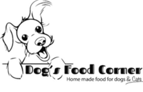 Dog's Food Corner Home made Food for dogs & Cats Logo (IGE, 12/10/2019)