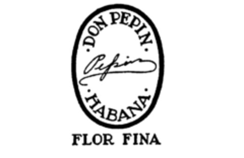 Pepin .DON PEPIN. .HABANA. FLOR FINA Logo (IGE, 06/06/1986)