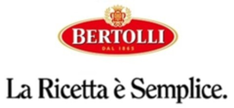 BERTOLLI DAL 1865 La Ricetta è Semplice. Logo (IGE, 31.01.2018)