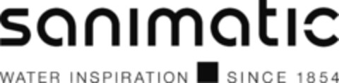 sanimatic WATER INSPIRATION SINCE 1854 Logo (IGE, 03.12.2012)