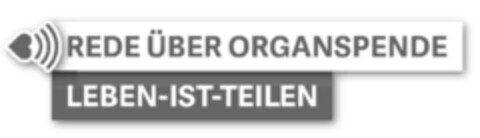 REDE ÜBER ORGANSPENDE LEBEN-IST-TEILEN Logo (IGE, 05/31/2016)