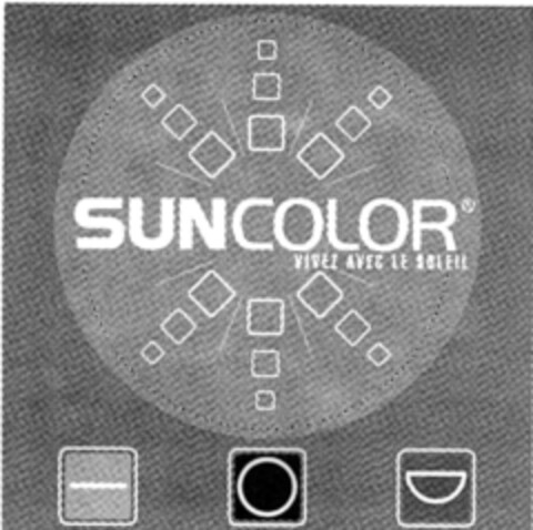 SUNCOLOR VIVEZ AVEC LE SOLEIL Logo (IGE, 20.04.2001)