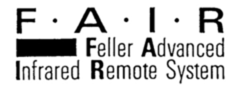 FAIR Feller Advanced Infrared Remote System Logo (IGE, 18.12.1990)