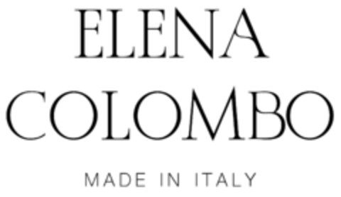 ELENA COLOMBO MADE IN ITALY Logo (IGE, 02.11.2021)