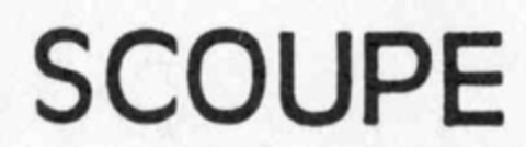 SCOUPE Logo (IGE, 12/27/1989)