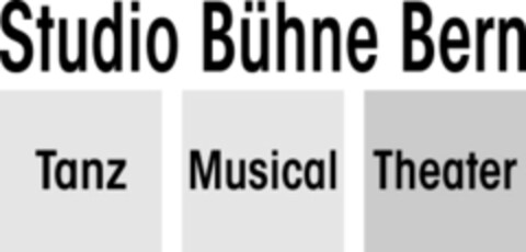 Studio Bühne Bern Tanz Musical Theater Logo (IGE, 03.01.2024)