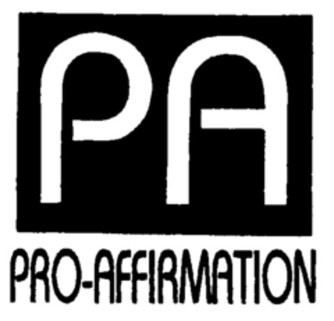 PA PRO-AFFIRMATION Logo (IGE, 16.01.2003)